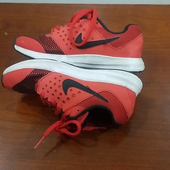Nike downshifter 7 red, black 13c boy's sneakers - Picture 5 of 8